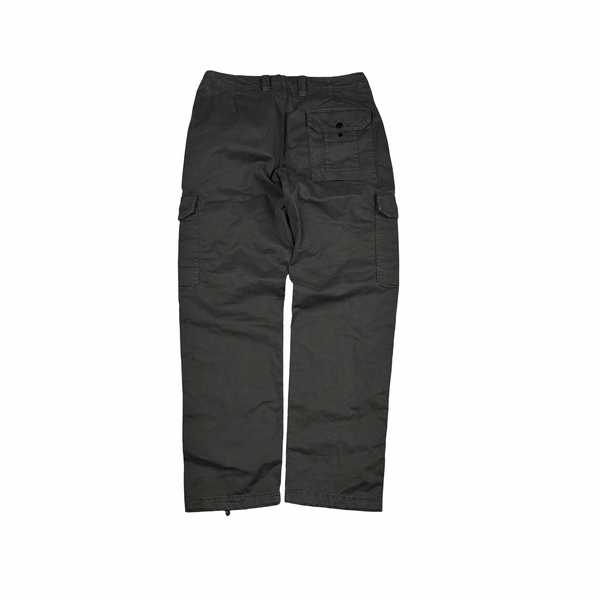 Stone Island 2026 Brown Cotton Cargos Trousers - 30"