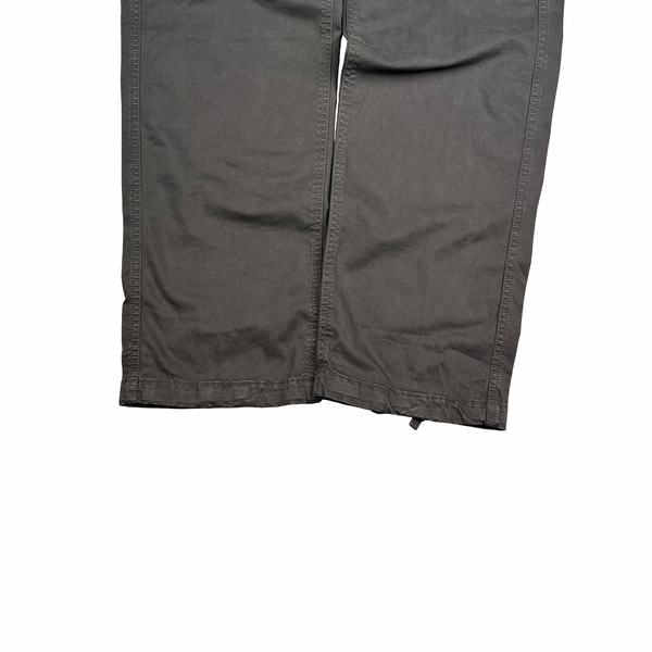Stone Island 2026 Brown Cotton Cargos Trousers - 30"