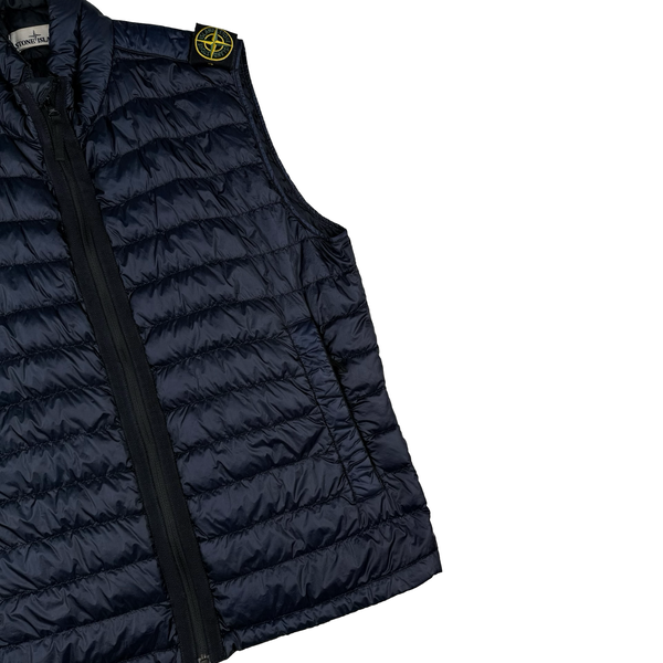 Stone Island 2013 Navy Garment Dyed Down_26 GR X SQM_N Gilet - Large