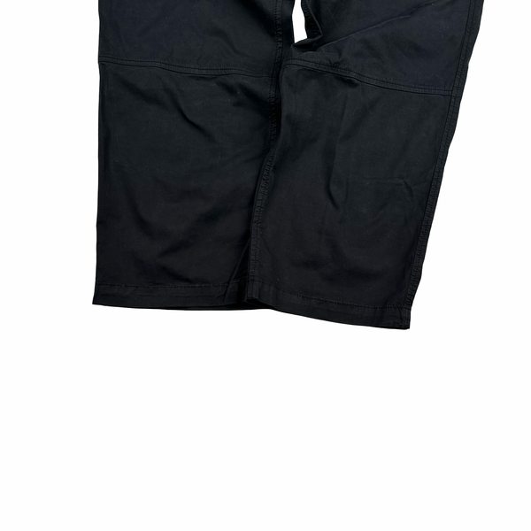 Stone Island 2026 Black Cotton Cargos Trousers - 30"