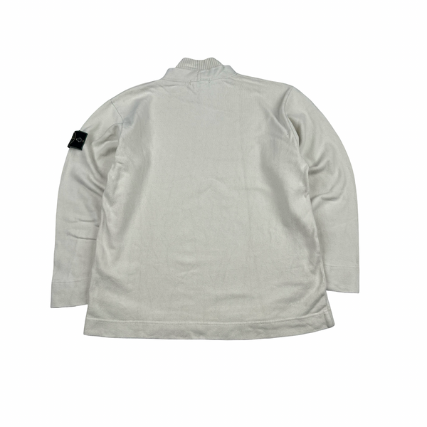 Stone Island 1997 Vintage Cream Cotton Pullover - Medium