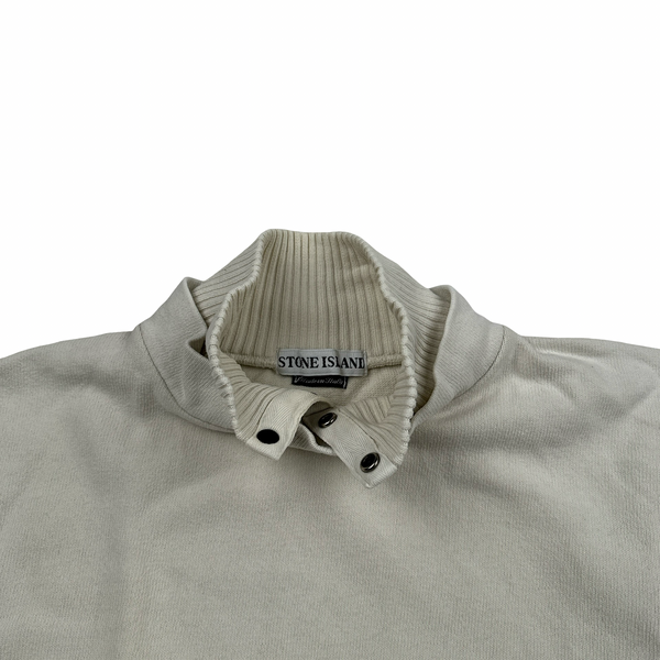 Stone Island 1997 Vintage Cream Cotton Pullover - Medium