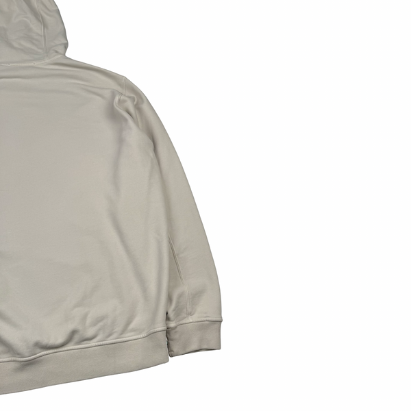 Stone Island 2023 Cream Cotton Hoodie Jumper - 3XL