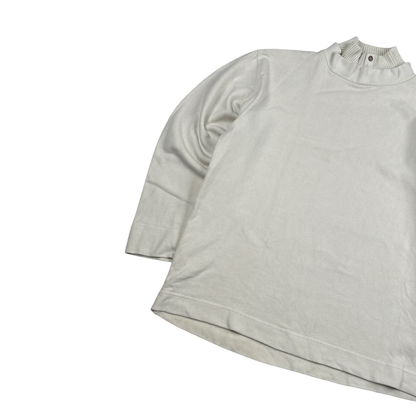 Stone Island 1997 Vintage Cream Cotton Pullover - Medium