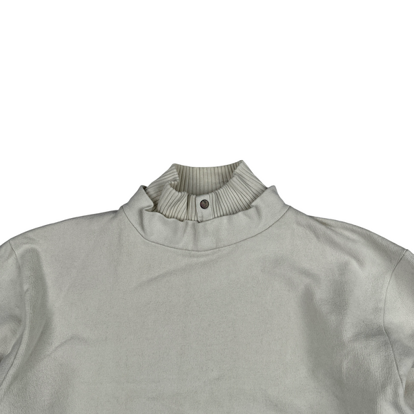 Stone Island 1997 Vintage Cream Cotton Pullover - Medium
