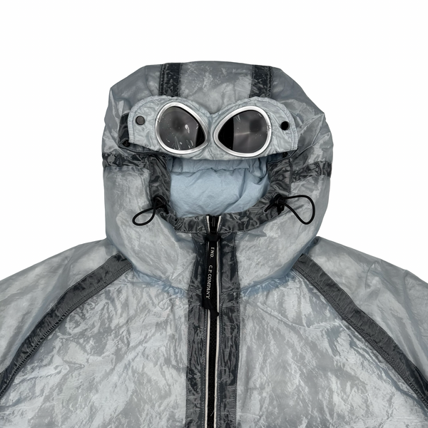CP Company x End Silver Ice Kan-D Down Puffer Goggle Jacket - XL