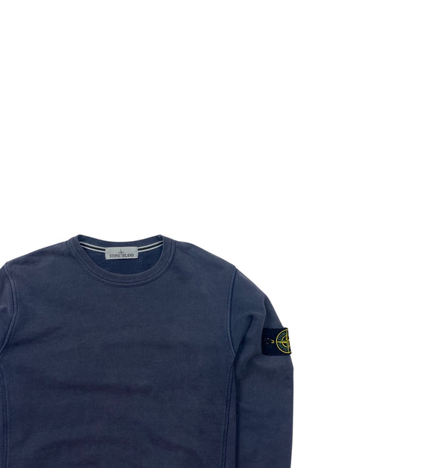 Stone Island 2015 Navy Crewneck Sweatshirt - Small