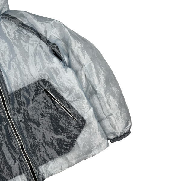 CP Company x End Silver Ice Kan-D Down Puffer Goggle Jacket - XL