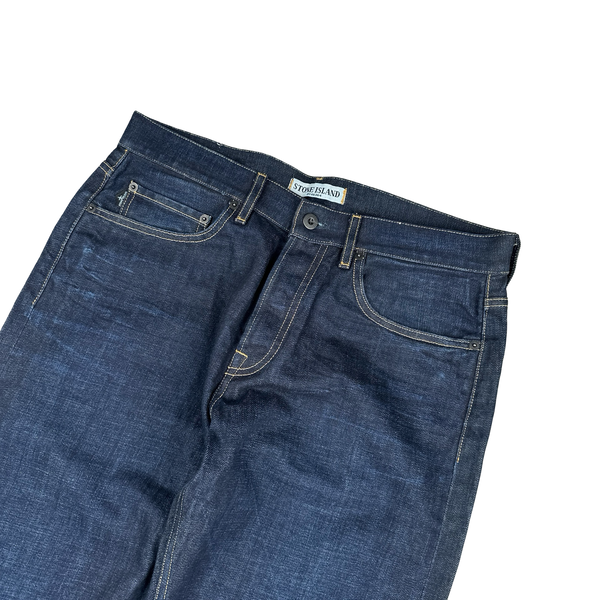 Stone Island 2010 Regular Fit Dark Denim Jeans - 32"