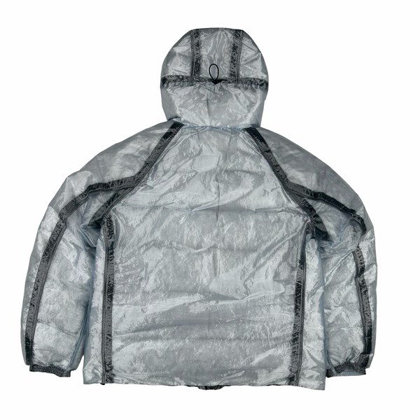 CP Company x End Silver Ice Kan-D Down Puffer Goggle Jacket - XL