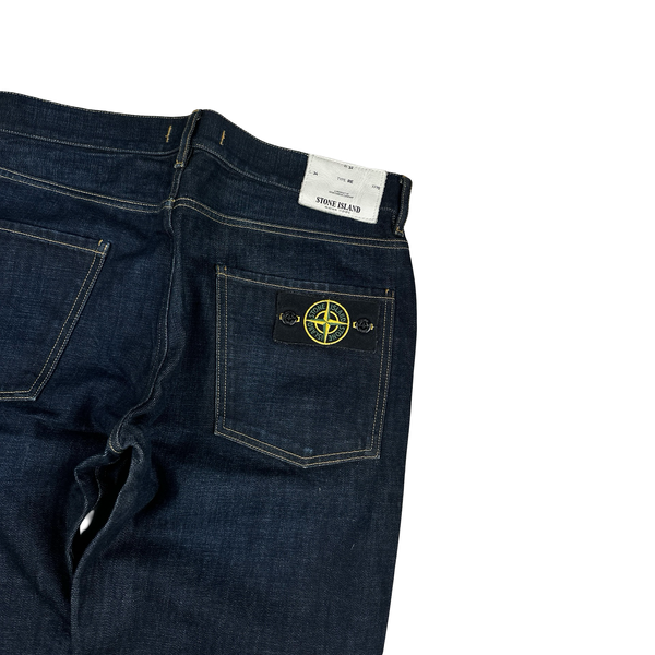 Stone Island 2010 Regular Fit Dark Denim Jeans - 32"