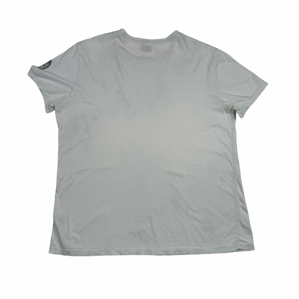 CP Company White Goggle Print Cotton  T Shirt