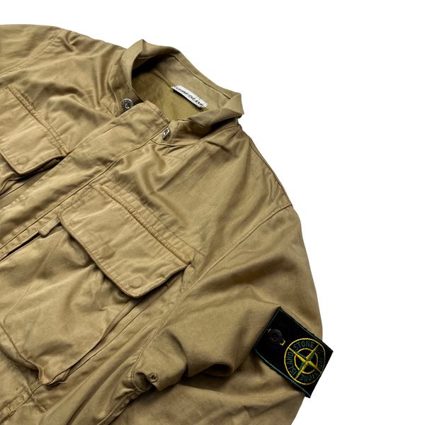 Stone Island 1998 Beige Cotton Jacket - Small