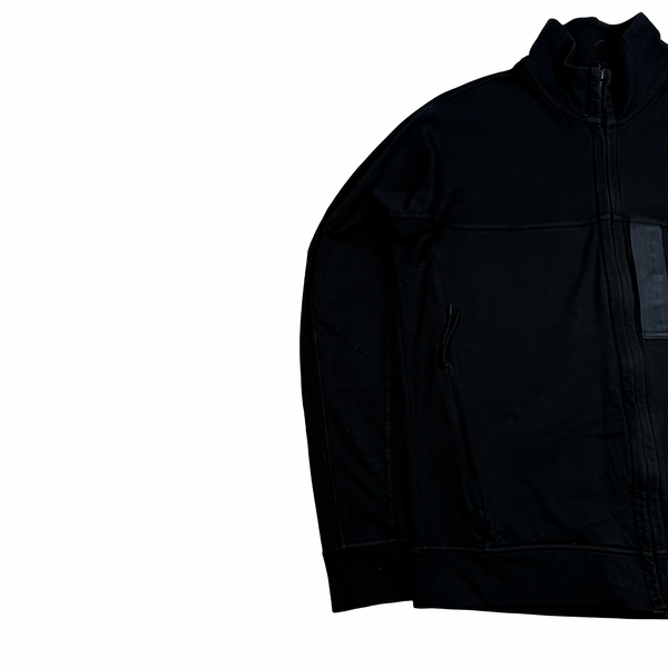 Stone Island Black Cotton Zipped Jacket - Medium