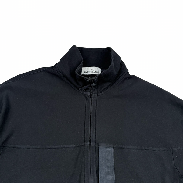 Stone Island Black Cotton Zipped Jacket - Medium