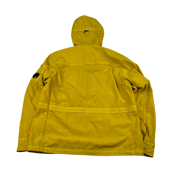 CP Company Yellow Taylon P Hooded  Smock Jacket - Medium