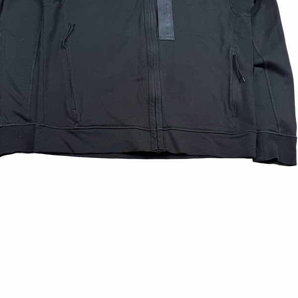 Stone Island Black Cotton Zipped Jacket - Medium