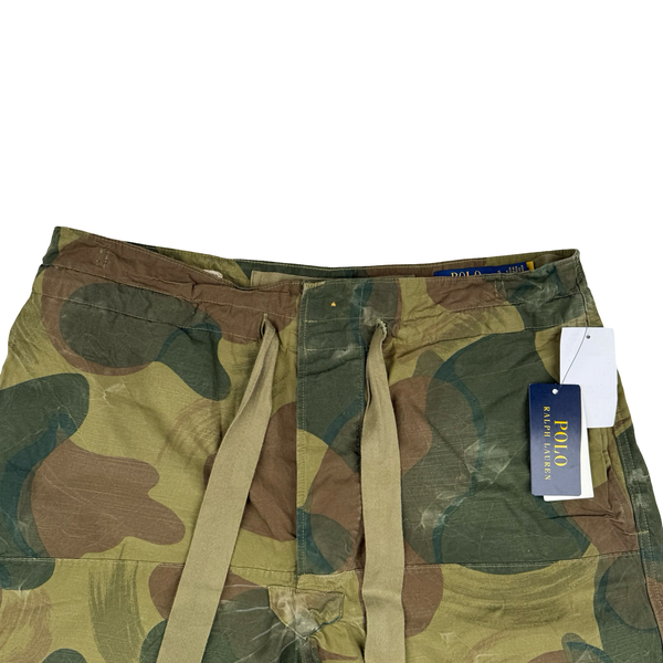 Ralph Lauren Camo Cotton Cargo Shorts - Small