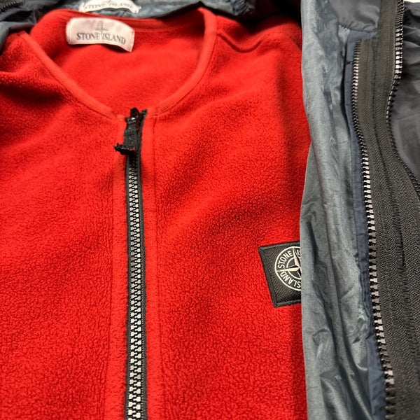 Stone Island 2019 Lamy Velour 3 In 1 Parka Jacket - XXL