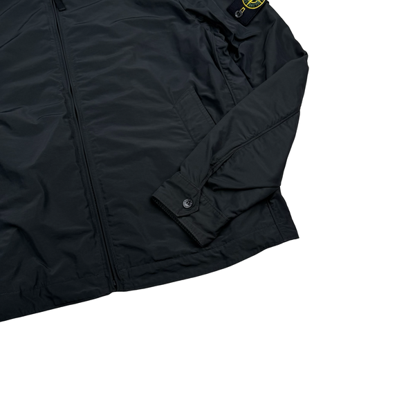 Stone Island 2014 Black Micro Reps Bomber Jacket - XXL
