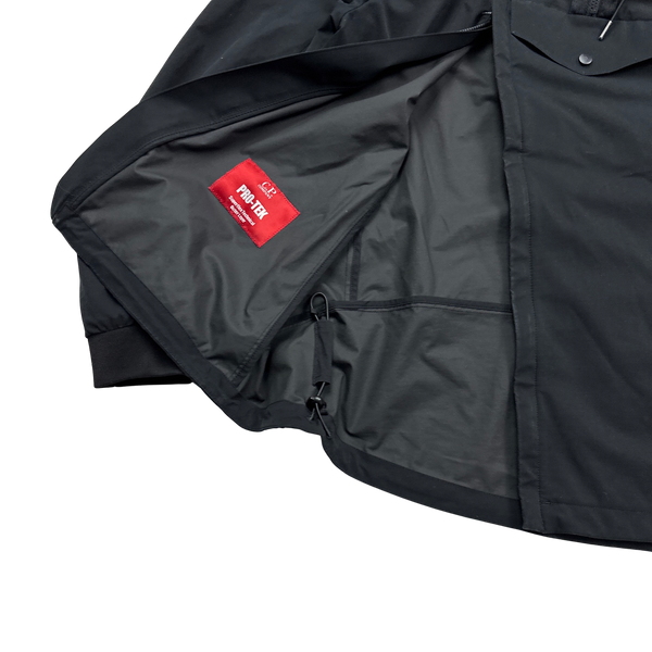 CP Company Black Pro Tek Goggle Jacket - XL