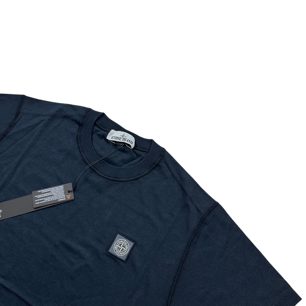Stone Island 2021 Navy Cotton T Shirt - Medium