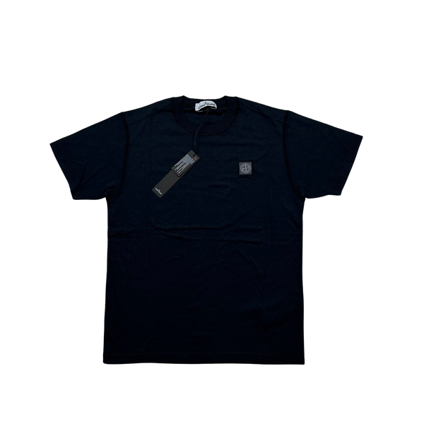 Stone Island 2021 Navy Cotton T Shirt - Medium