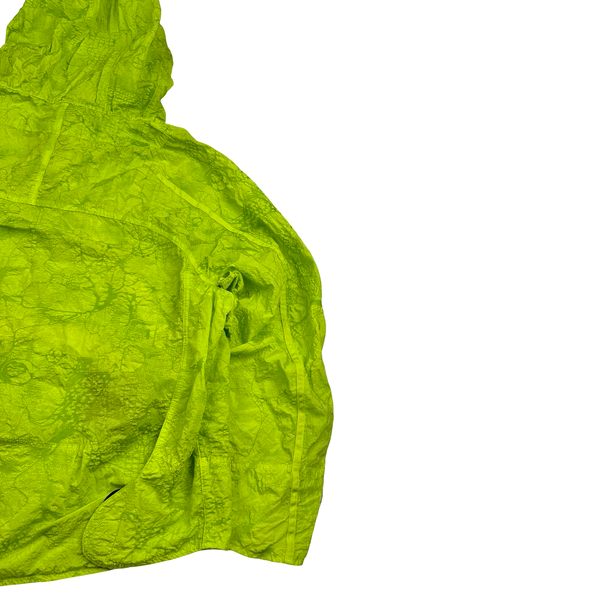 Stone Island Shadow Project 2022 Green Waffle Print Econyl Nylon Metal Jacket - Medium