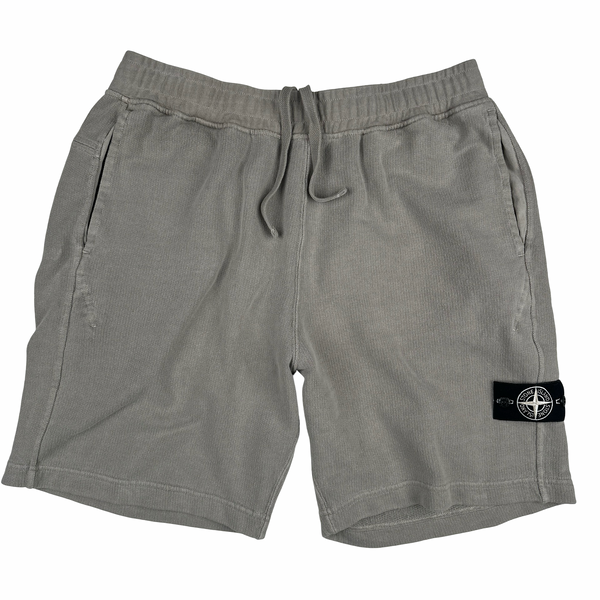 Stone Island Grey Closed Loop Project Special Process Shorts - XL