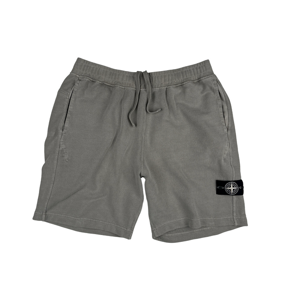 Stone Island Grey Closed Loop Project Special Process Shorts - XL