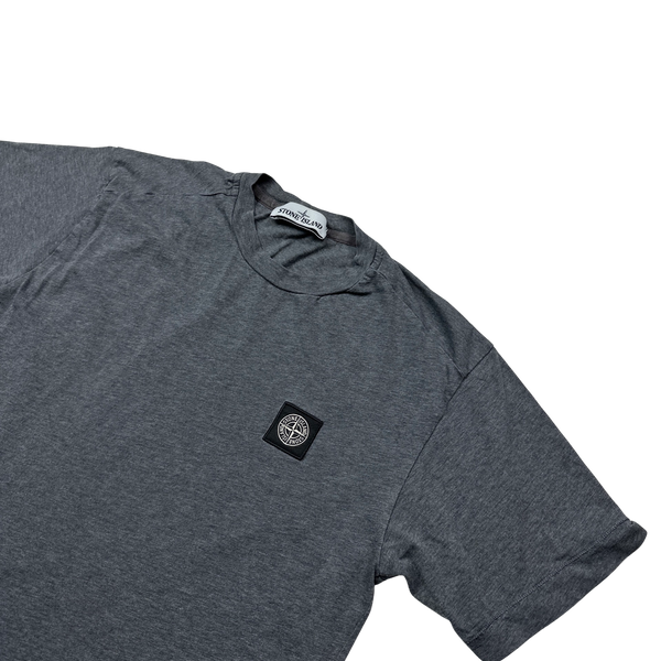 Stone Island 2020 Grey Cotton T Shirt - Small
