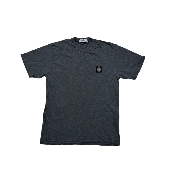 Stone Island 2020 Grey Cotton T Shirt - Small