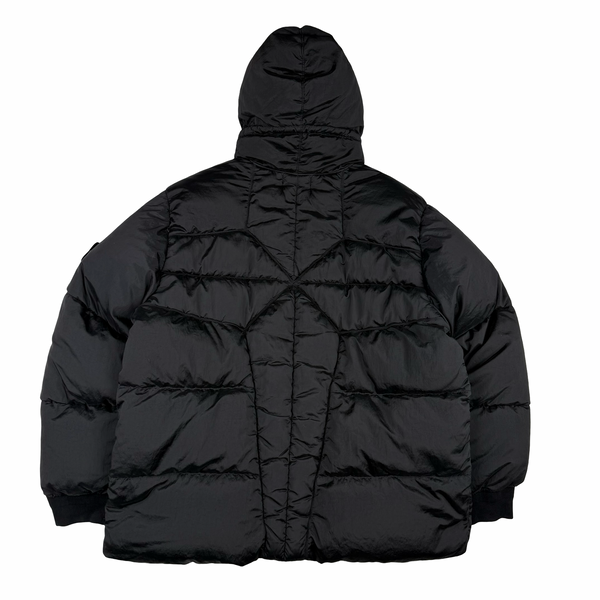 Stone Island 2022 Black Nylon Metal Econyl Down Puffer Jacket - 3XL