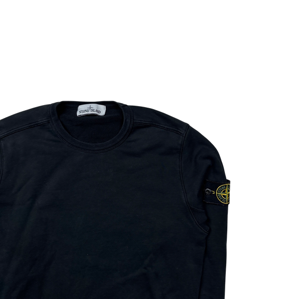 Stone Island 2019 Black Crewneck Sweatshirt - Small
