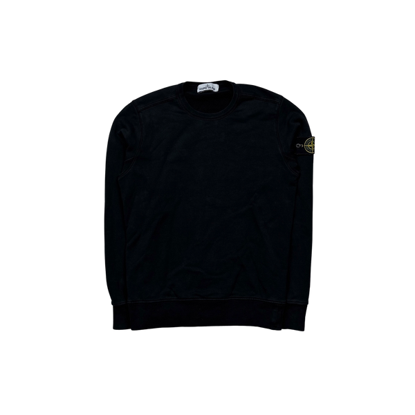 Stone Island 2019 Black Crewneck Sweatshirt - Small