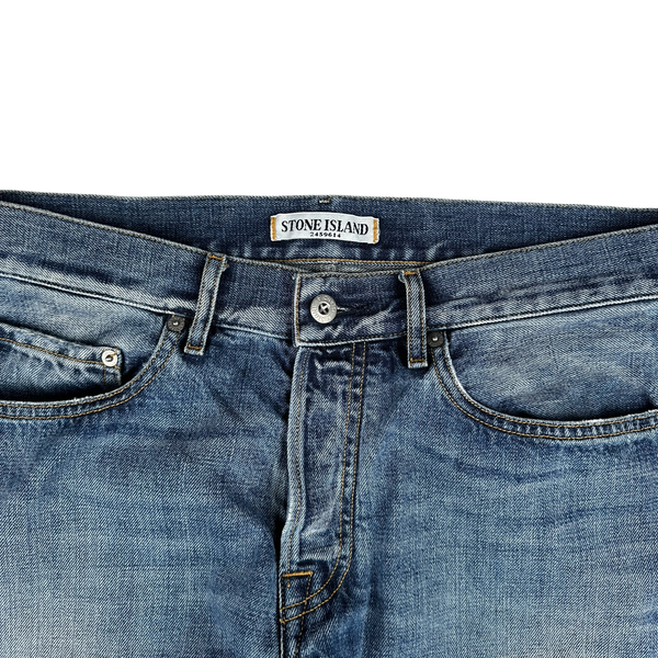 Stone Island 2011 RE Light Wash Denim Jeans - 34"