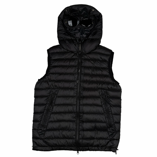 CP Company Black DD Shell Goggle Gilet - Small (46)