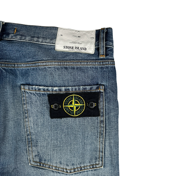 Stone Island 2011 RE Light Wash Denim Jeans - 34"