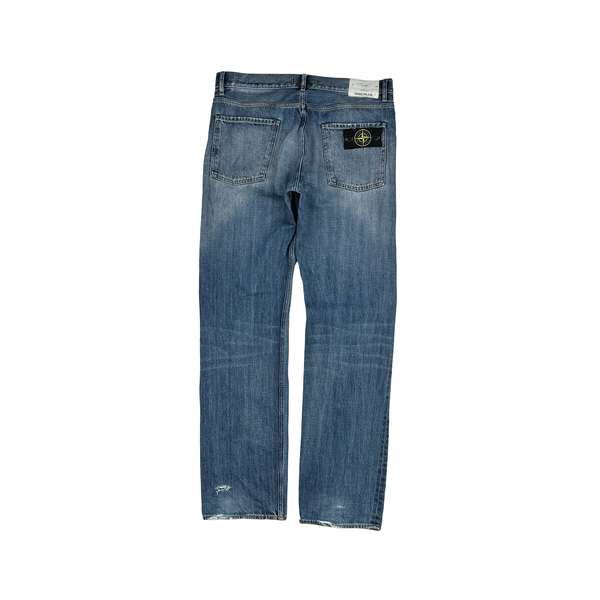 Stone Island 2011 RE Light Wash Denim Jeans - 34"