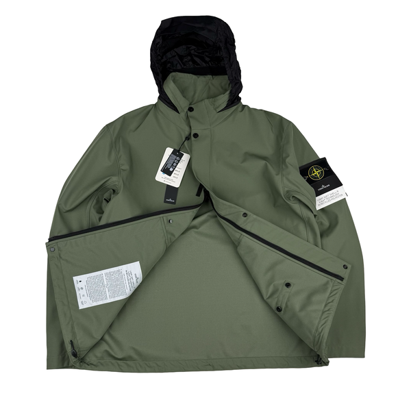 Stone Island 2024 Sage Green Light Soft Shell-R Jacket - XL