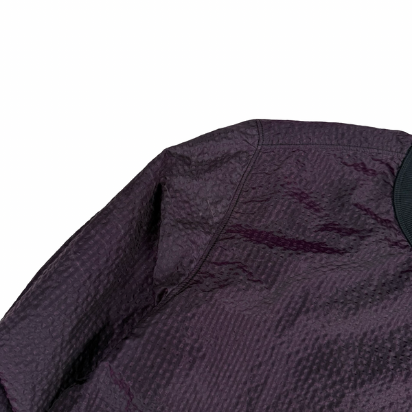 Stone Island 2017 Purple 3D Effect Nylon Metal Pullover Jumper - Small