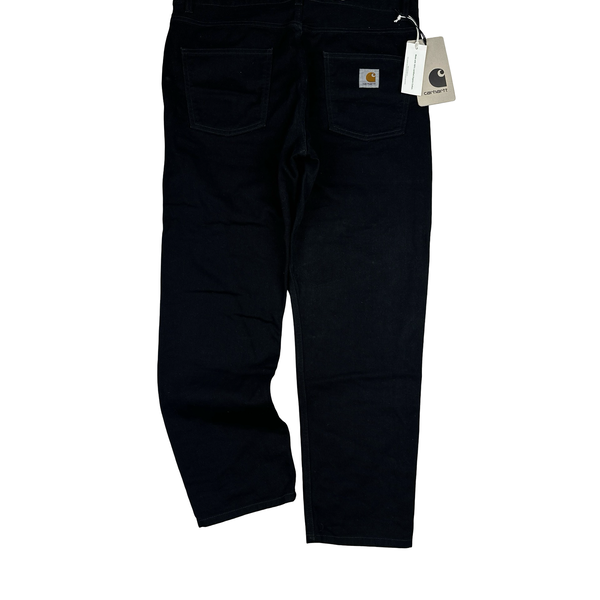 Carhartt WIP Newel Pant Cotton Trousers Black - 34"