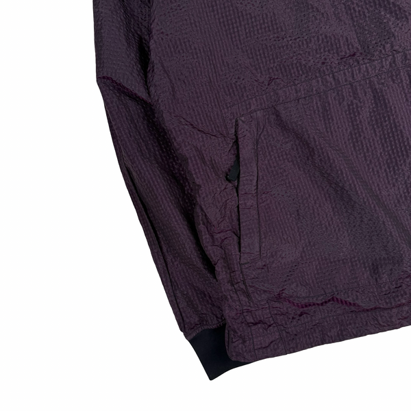 Stone Island 2017 Purple 3D Effect Nylon Metal Pullover Jumper - Small