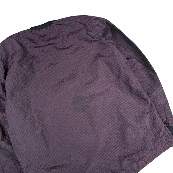 Stone Island 2017 Purple 3D Effect Nylon Metal Pullover Jumper - Small