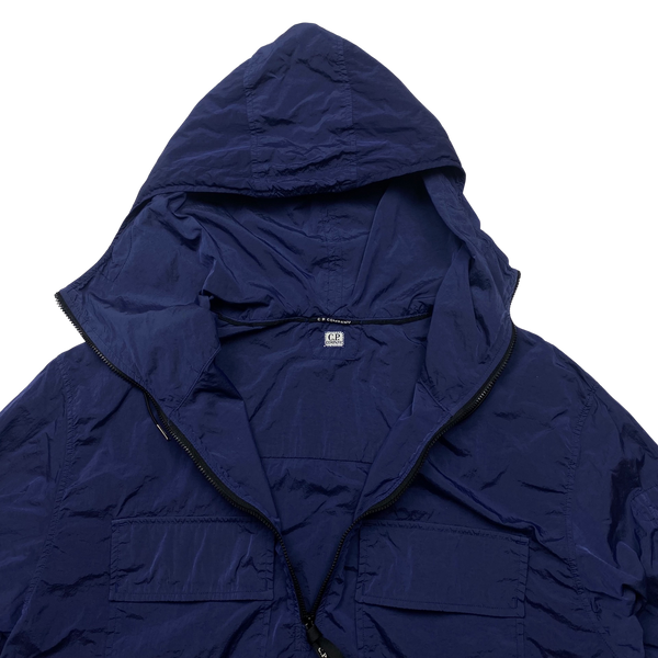 CP Company Blue Chrome R Nylon Smock - Medium