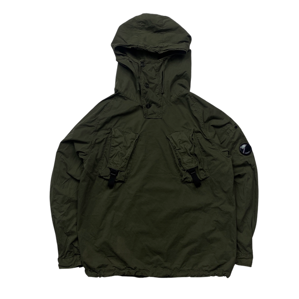 CP Company Khaki Brushed Cotton Pullover Smock
