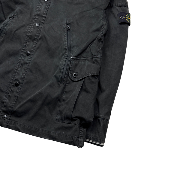 Stone Island Black 2006 Beekeeper Mask Jacket - Large
