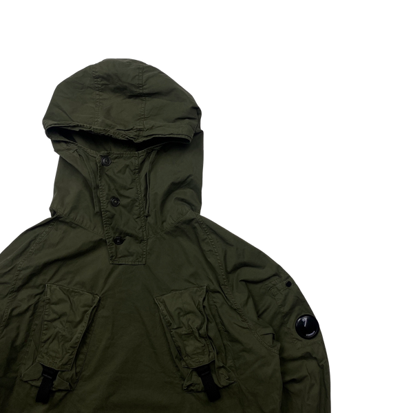 CP Company Khaki Brushed Cotton Pullover Smock