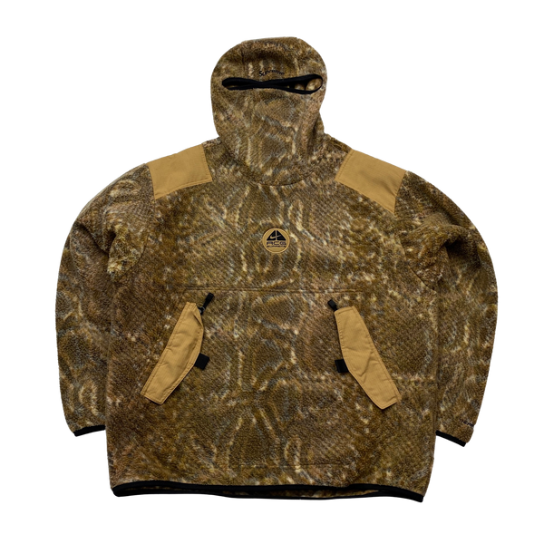 ACG X Supreme 2022 Python Print Fleece Face Mask Hoodie - Large