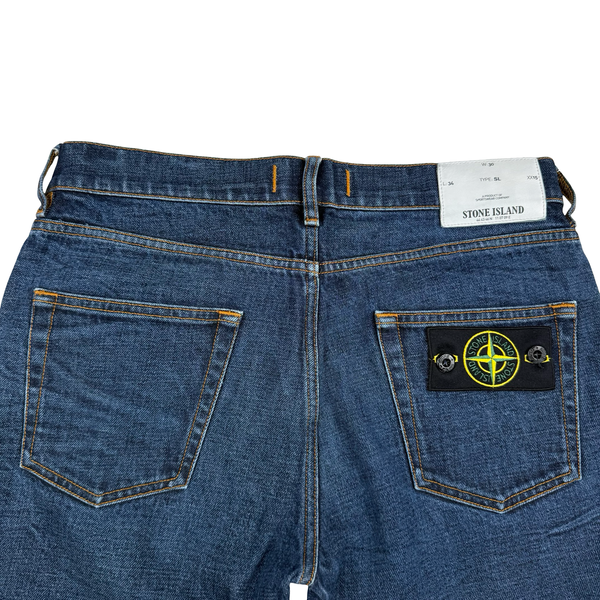 Stone Island 2016 Slim Fit Blue Denim Jeans - 30"